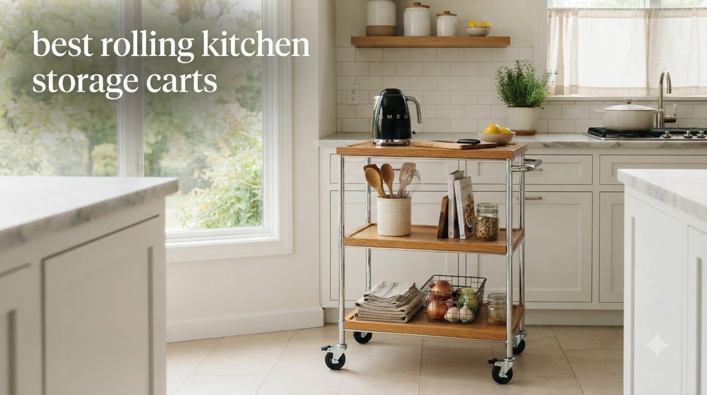 best rolling kitchen storage carts