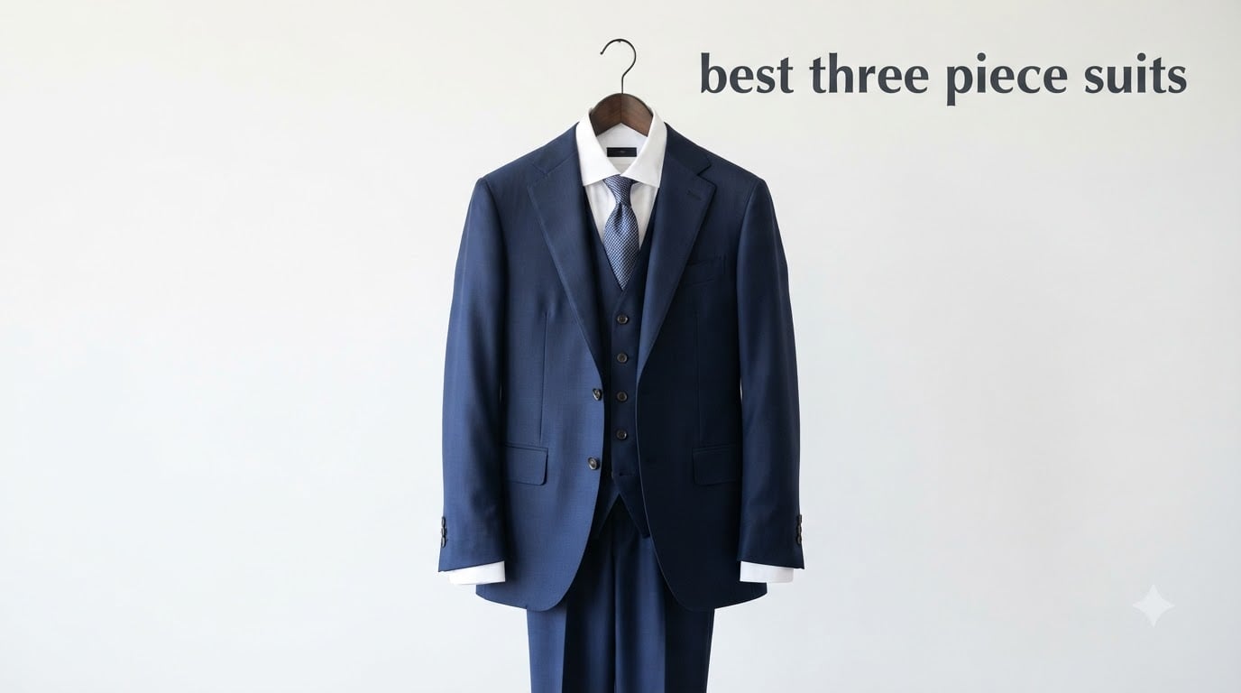 best three piece suits