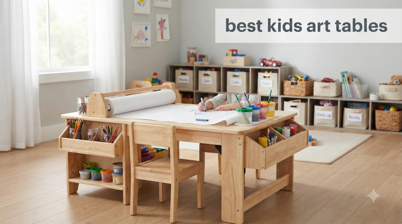 best kids art tables