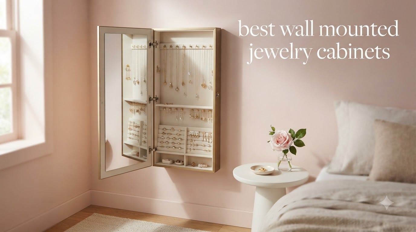 best wall mounted jewelry cabinets
