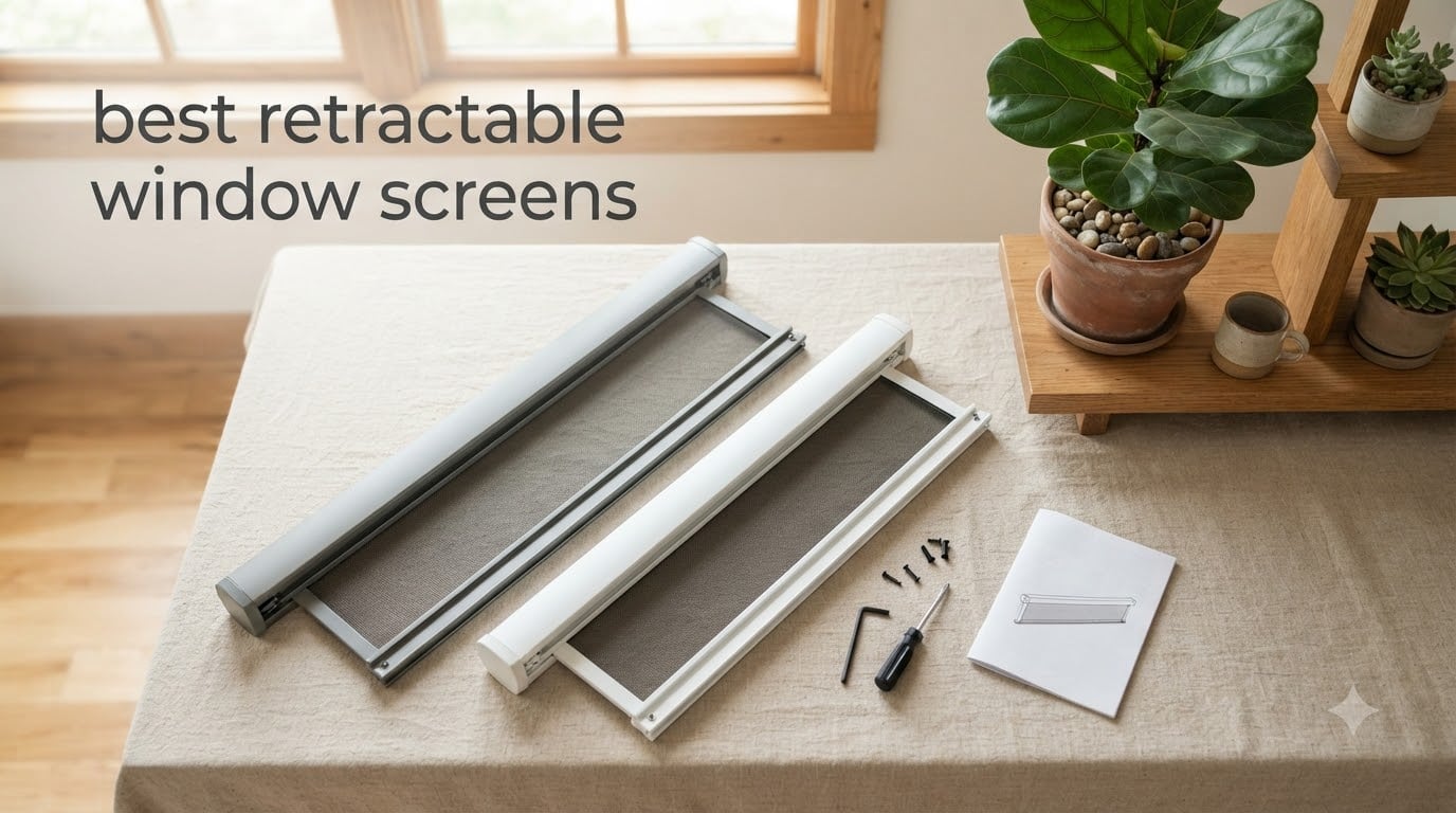 best retractable window screens