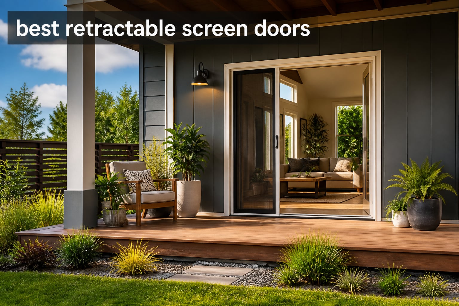best retractable screen doors