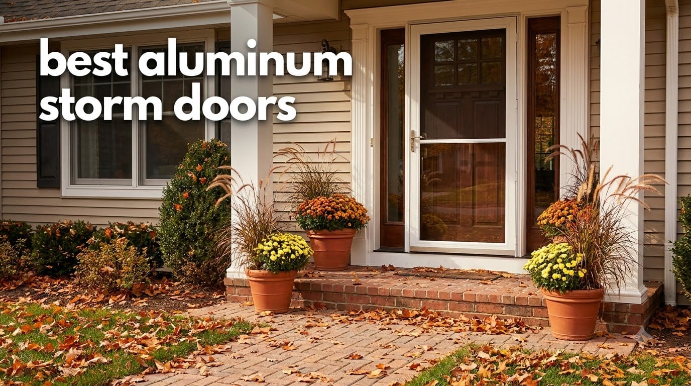 best aluminum storm doors