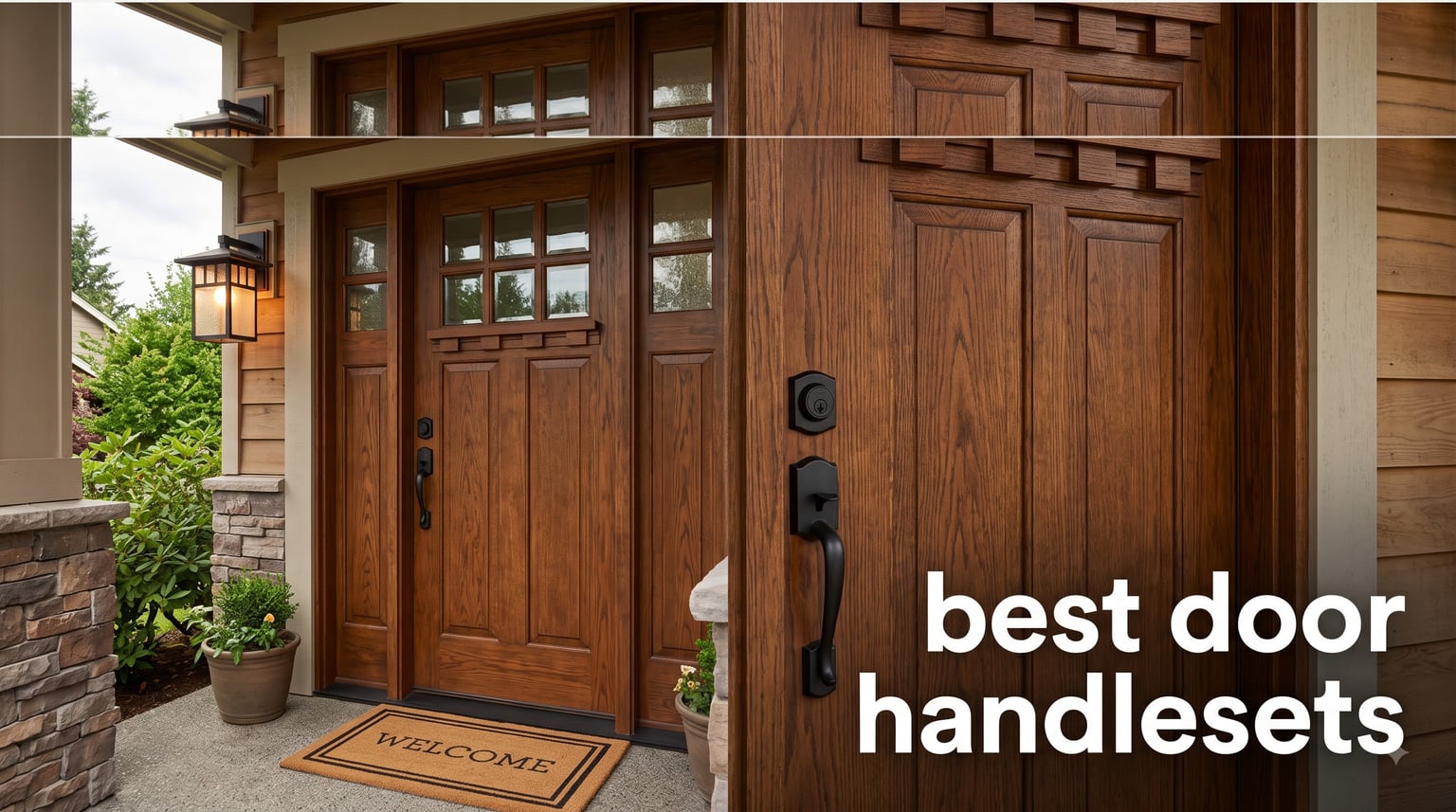 best door handlesets