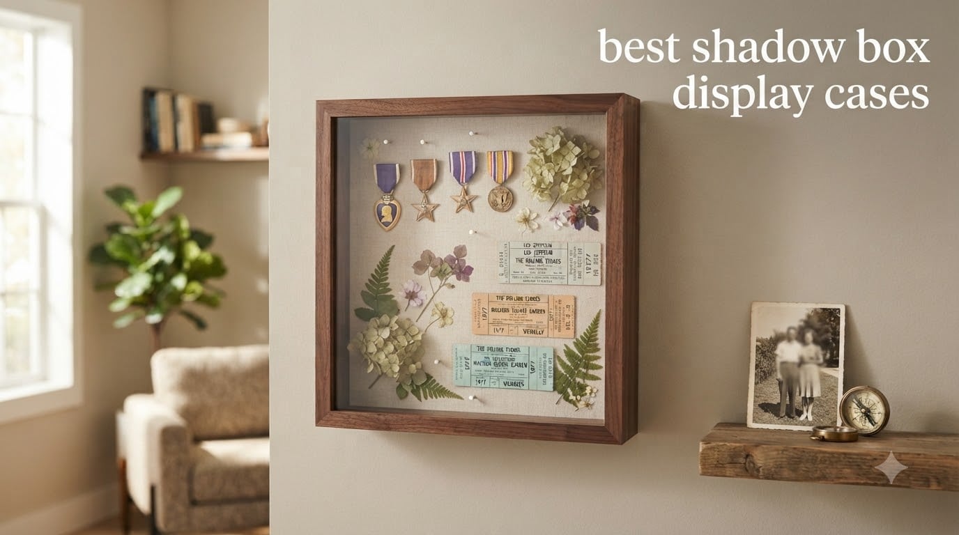 best shadow box display cases