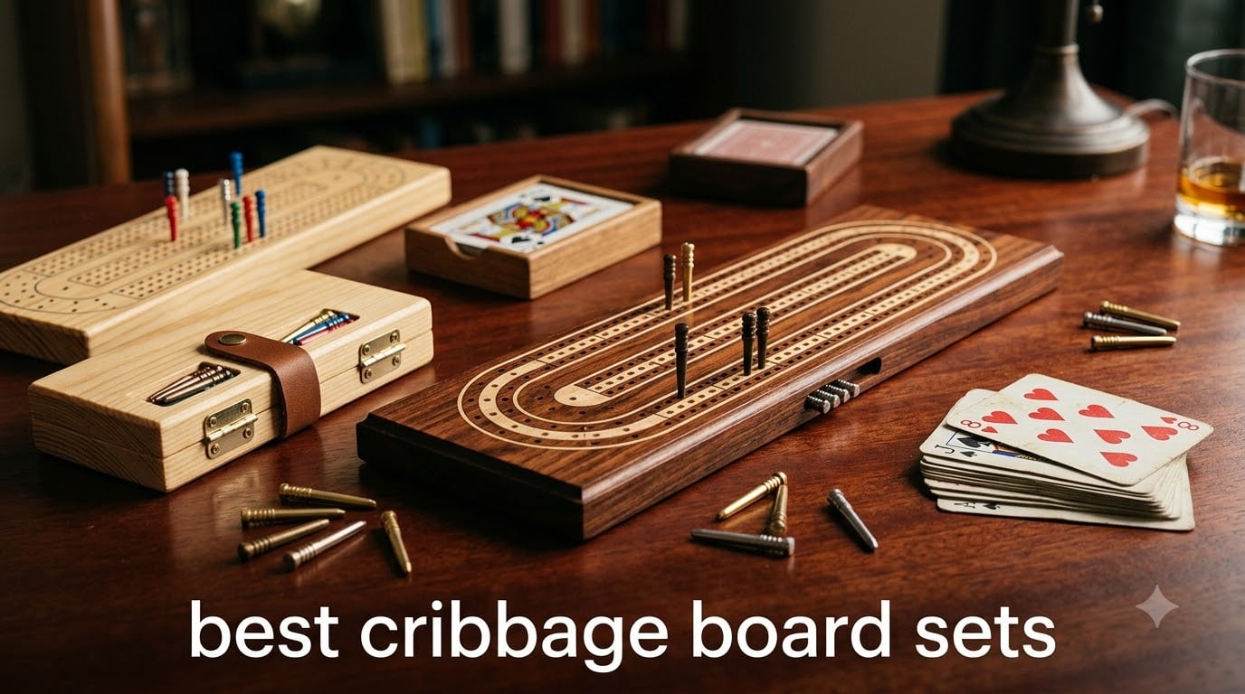best cribbage board sets