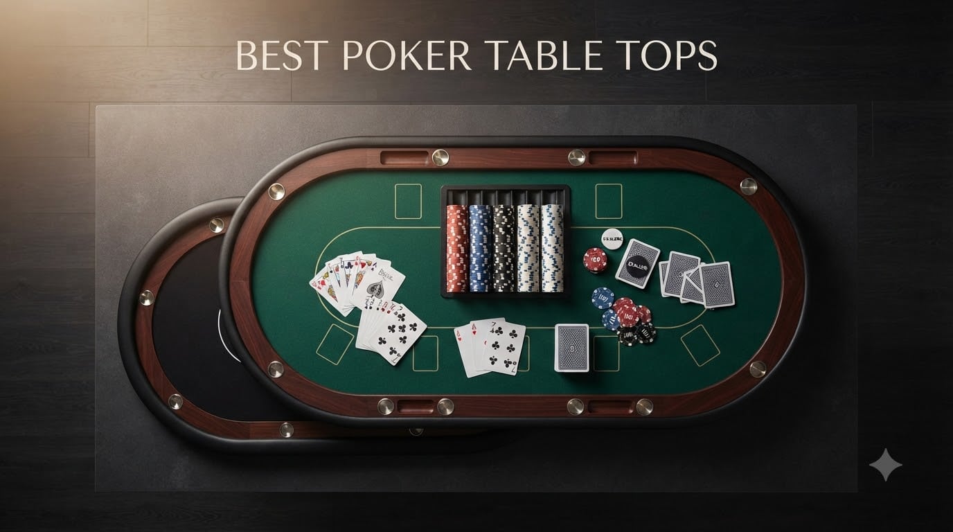 best poker table tops