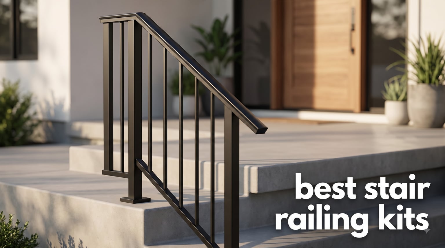 best stair railing kits
