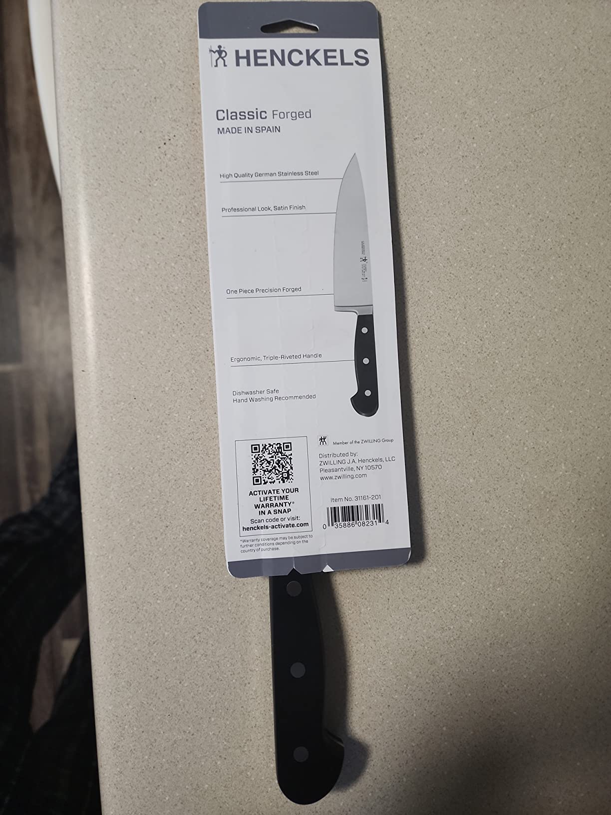 HENCKELS Classic 8-Inch Chef Knife, Razor-Sharp, German Engineered customer photo 1