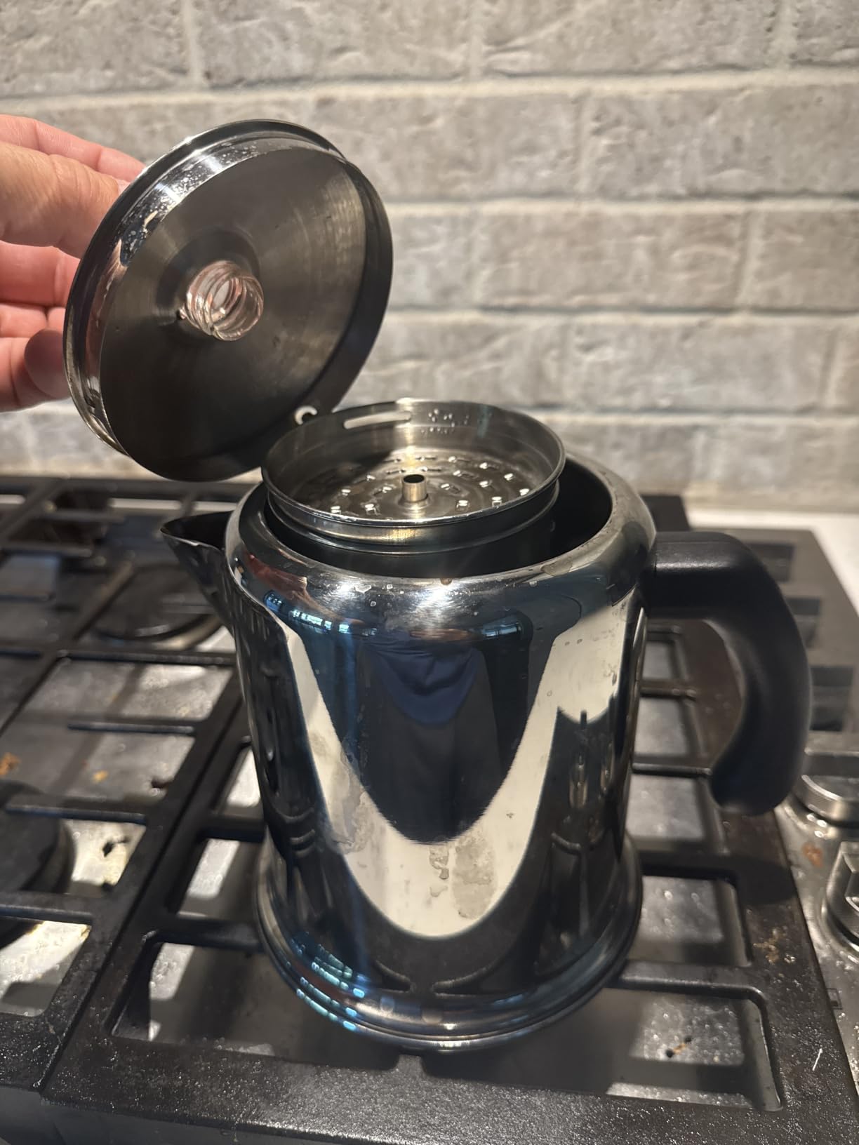 Farberware Classic Stainless Steel Yosemite Coffee Percolator, 8-Cup customer photo 1