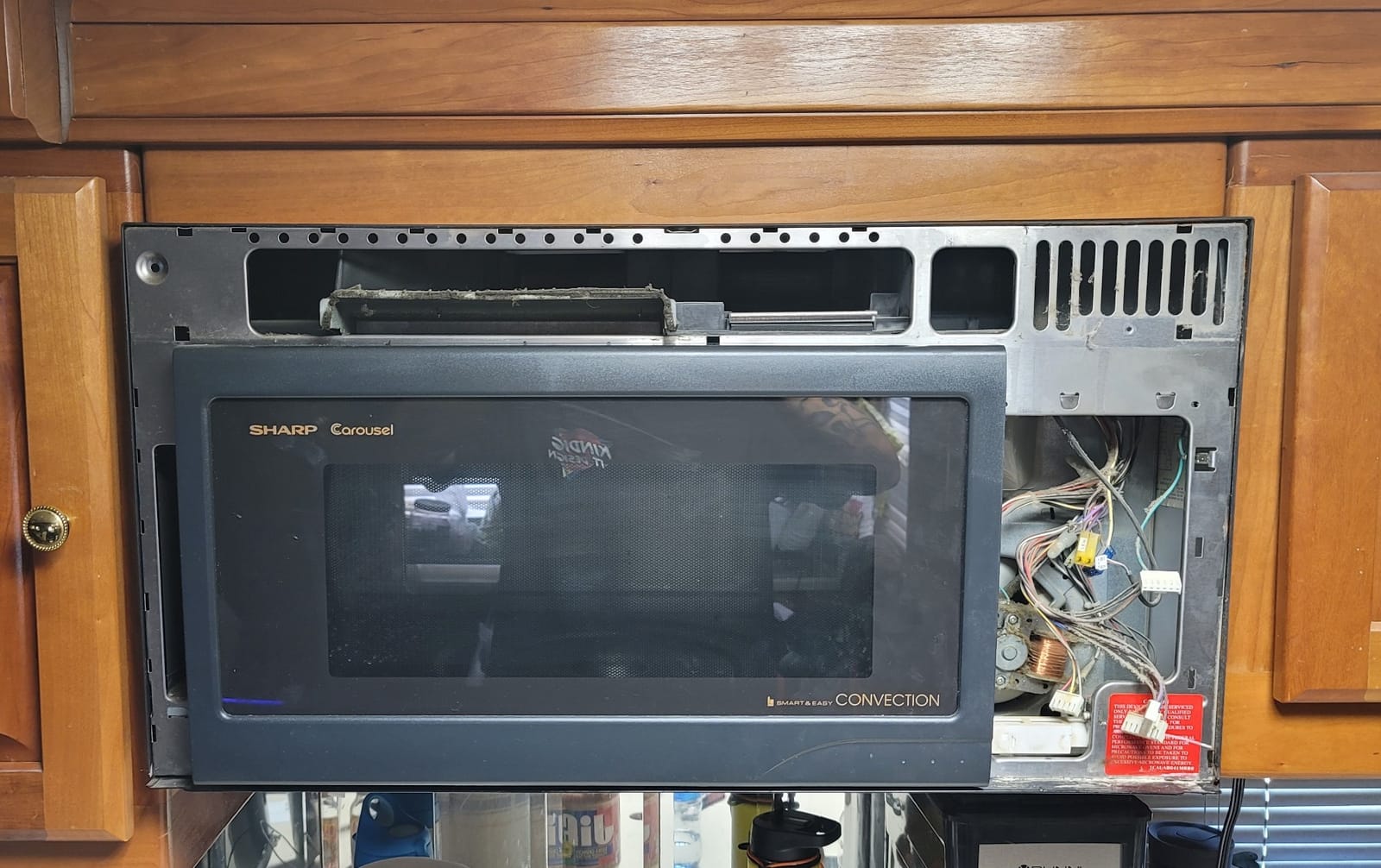 Sharp R1874T 30 in. 1.1 cu. ft. Over the Range Convection Microwave Oven customer photo 1