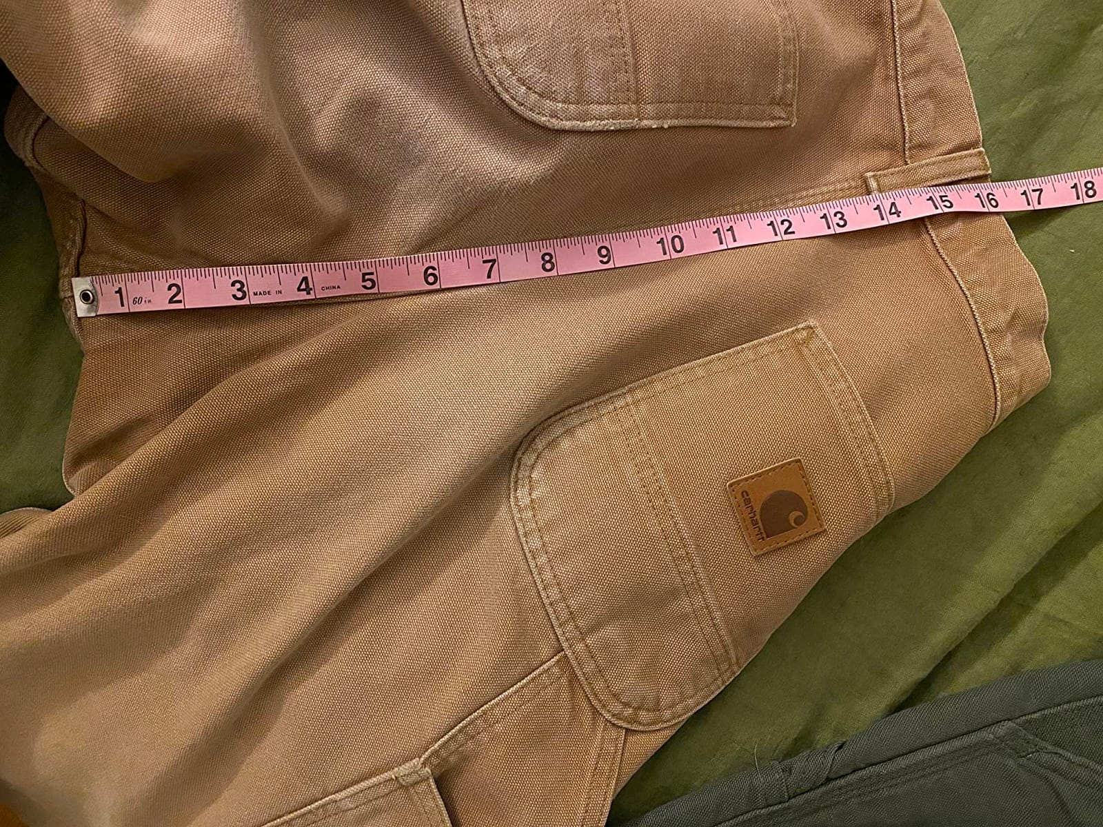 Carhartt Men's Loose Straight Washed Duck Lined Dungaree customer photo 2
