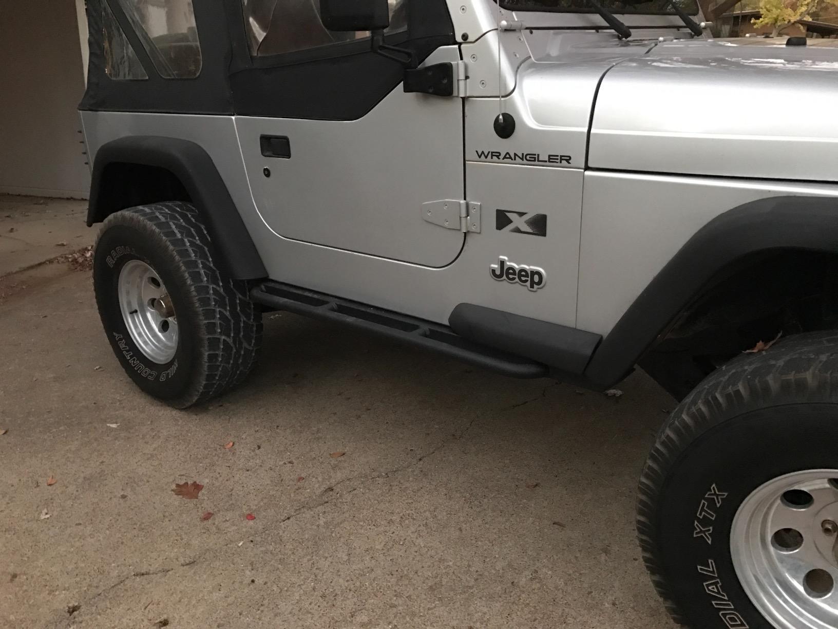 Body Armor 4x4 TJ-4121 Black - Steel RockCrawler Side Guards for Jeep TJ (Pair) customer photo 1