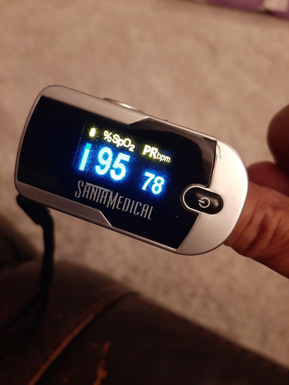 Santamedical Generation 2 Fingertip Pulse Oximeter with Lanyard customer photo 1