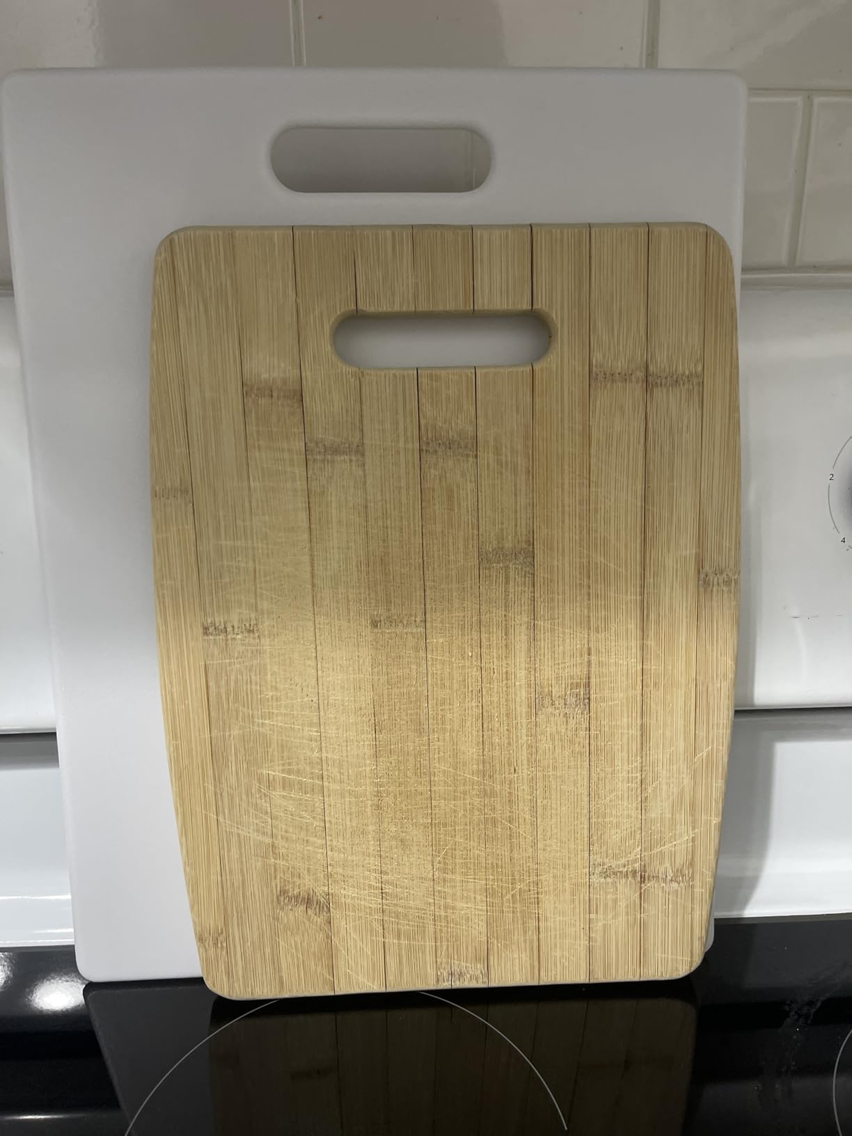 Farberware 12 x 18 Inch Reversible Plastic Cutting Board customer photo 2