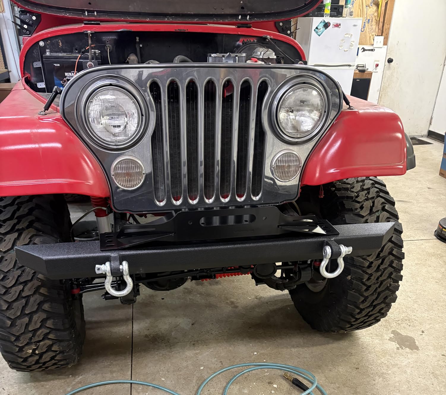 Smittybilt 76740D SRC Classic Front Bumper with D-Ring Mounts and Shackles for 1976-2006 Jeep® Wrangler TJ/YJ/LJ customer photo 2