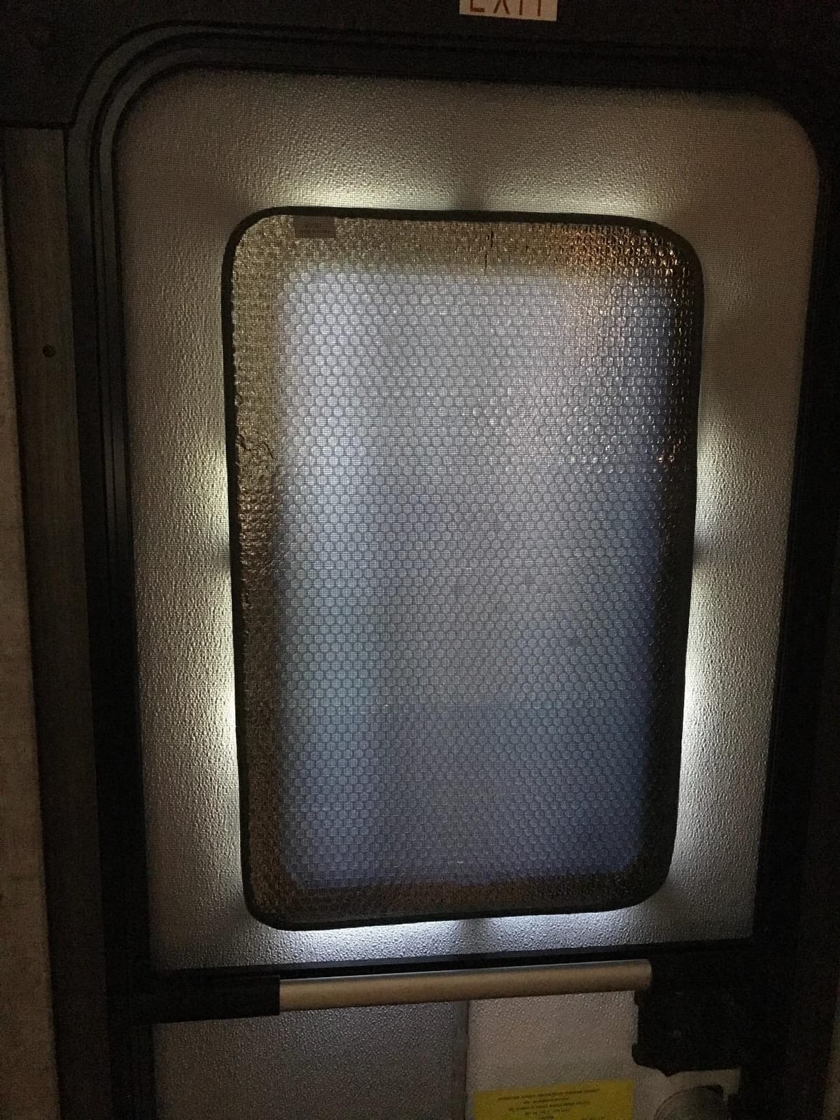 Camco 45167 SunShield Reflective Door Window Cover | Helps Protect Your RV from Harmful UV Rays and Regulates RV Temperature | 16