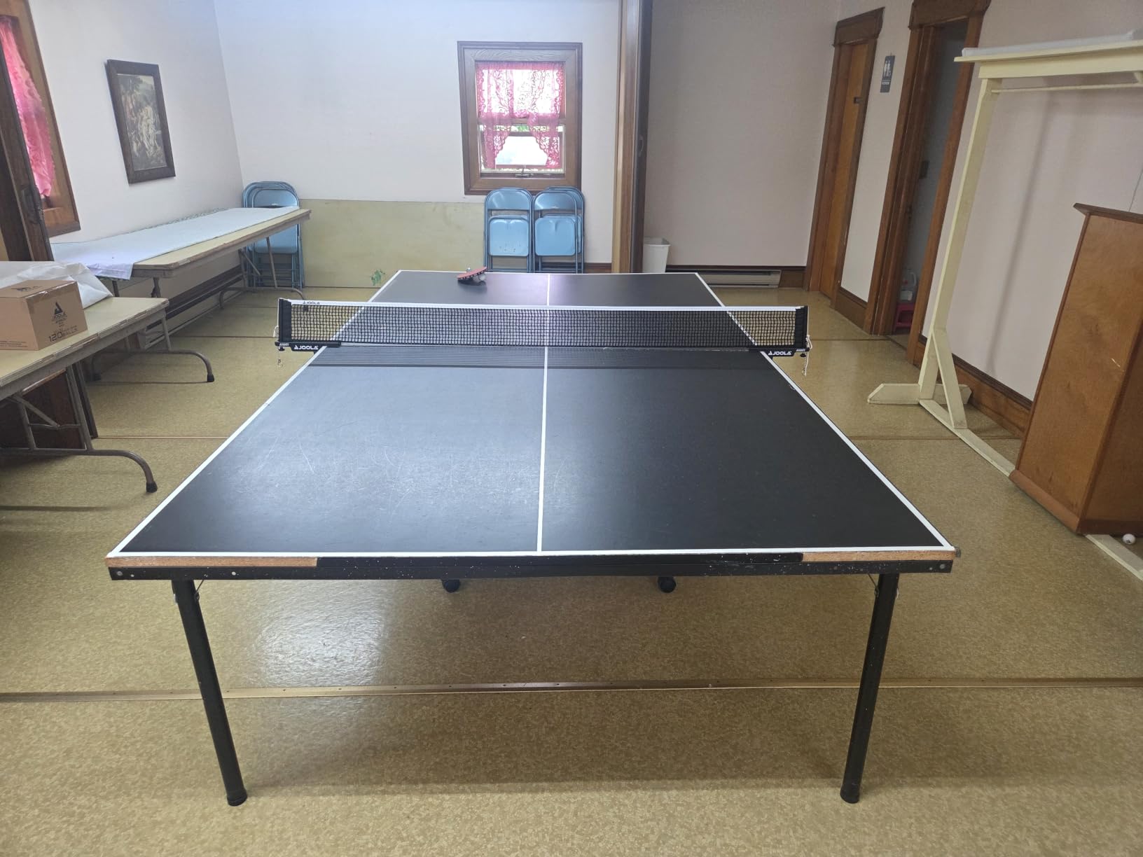 JOOLA Premium Avanti Table Tennis Net and Post Set - Portable and Easy Setup Ping Pong Screw On Clamp Net customer photo 2
