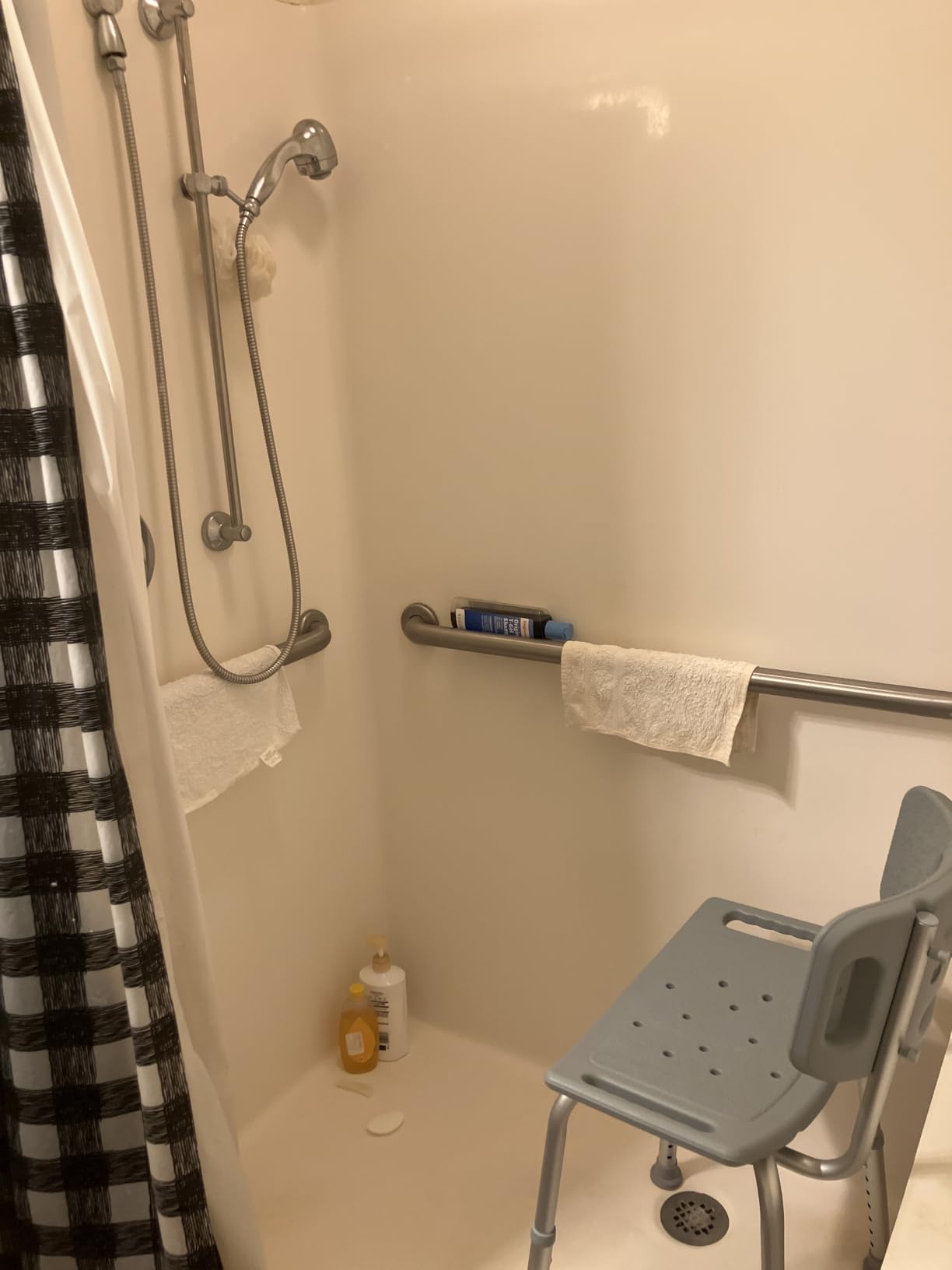 Drive Medical Shower Chair with Back and Suction Feet, Gray customer photo 2