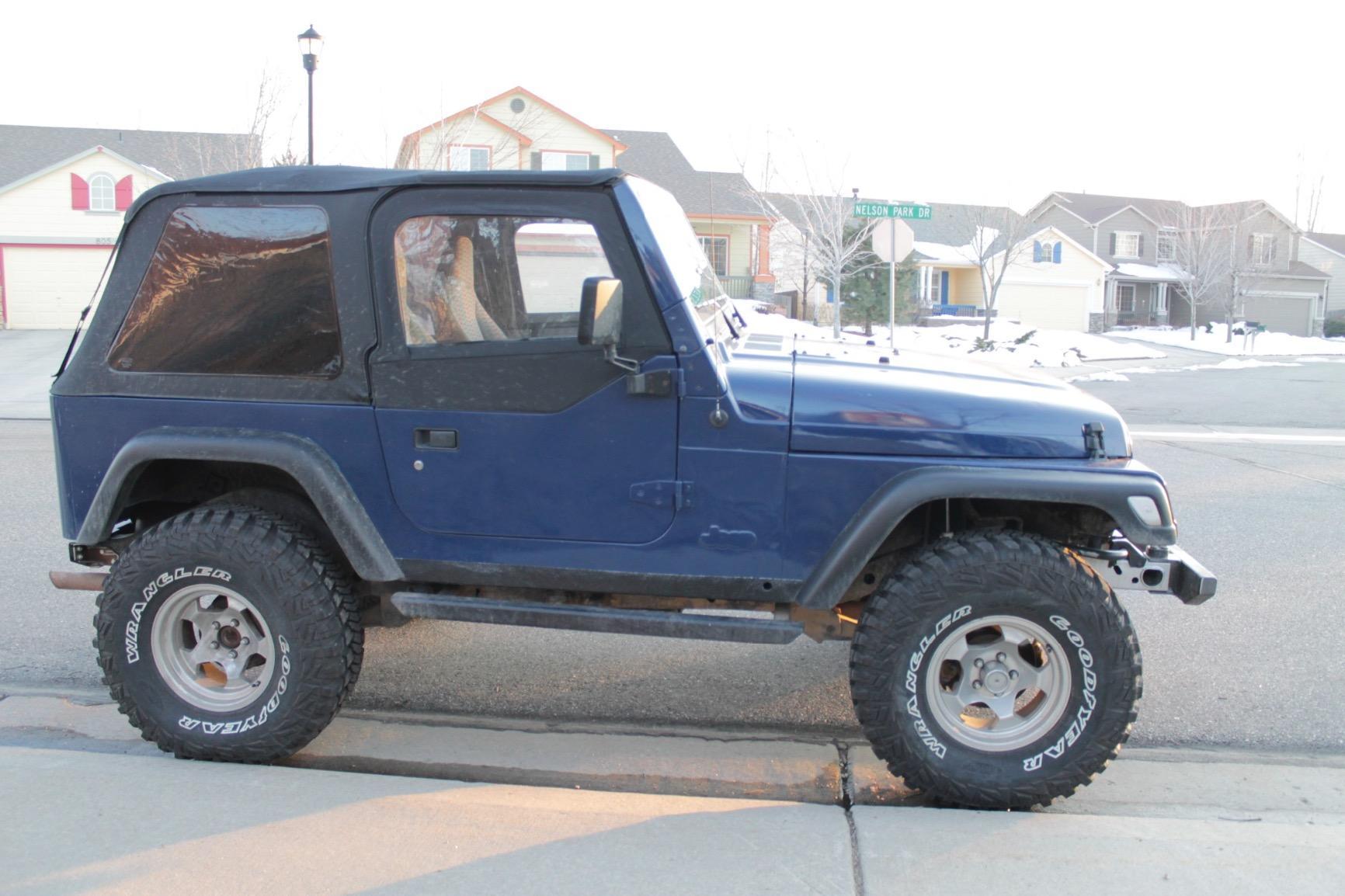 RAMPAGE PRODUCTS Rampage Frameless Trail Top | Vinyl, Black Diamond Color with Tinted Windows | 109535 | Fits 1997 - 2006 Jeep Wrangler TJ customer photo 1