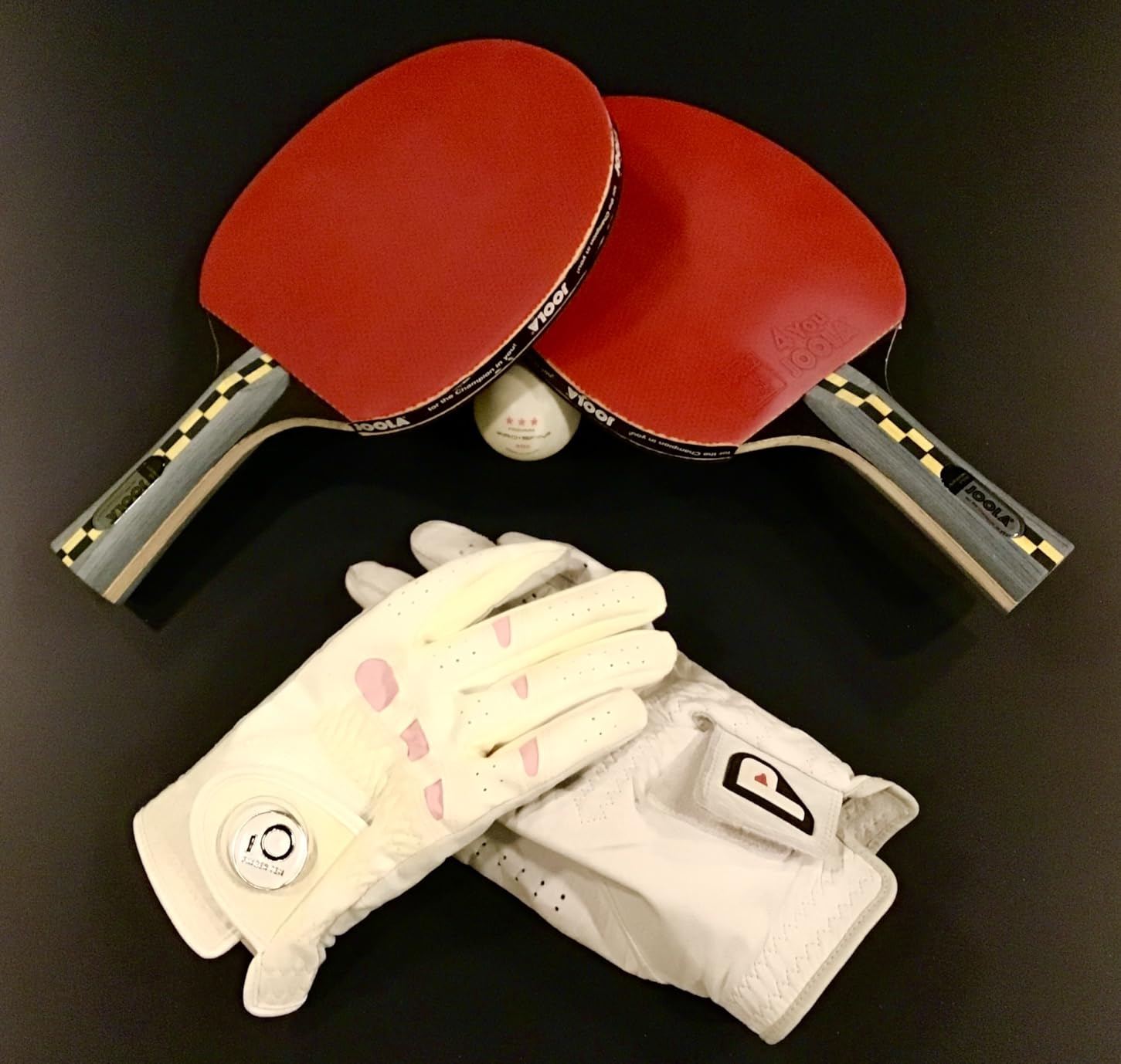 JOOLA Carbon Pro Professional Ping Pong Paddle - Racket with Carbonwood Technology & Red/Black JOOLA 4 You Rubber - Table Tennis Racket Designed for Speed customer photo 2