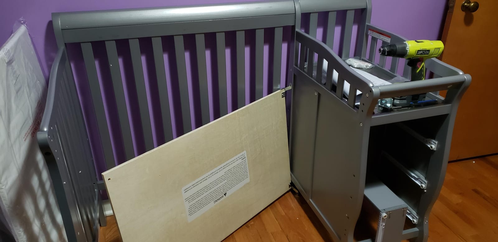 Dream On Me Jayden 4-in-1 Convertible Mini Baby Crib with 3 Drawer Changer customer photo 1