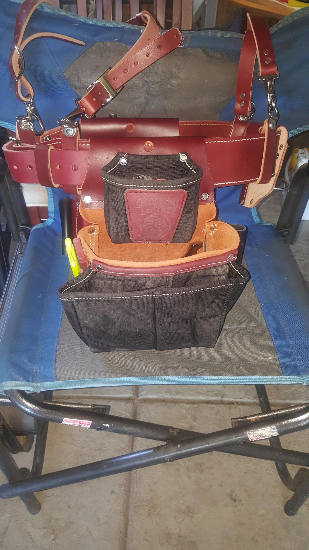 Occidental Leather Commercial Electrician’s Tool Bag Set - X-Large - 37 Pockets & Tool Holders - Made in USA customer photo 1