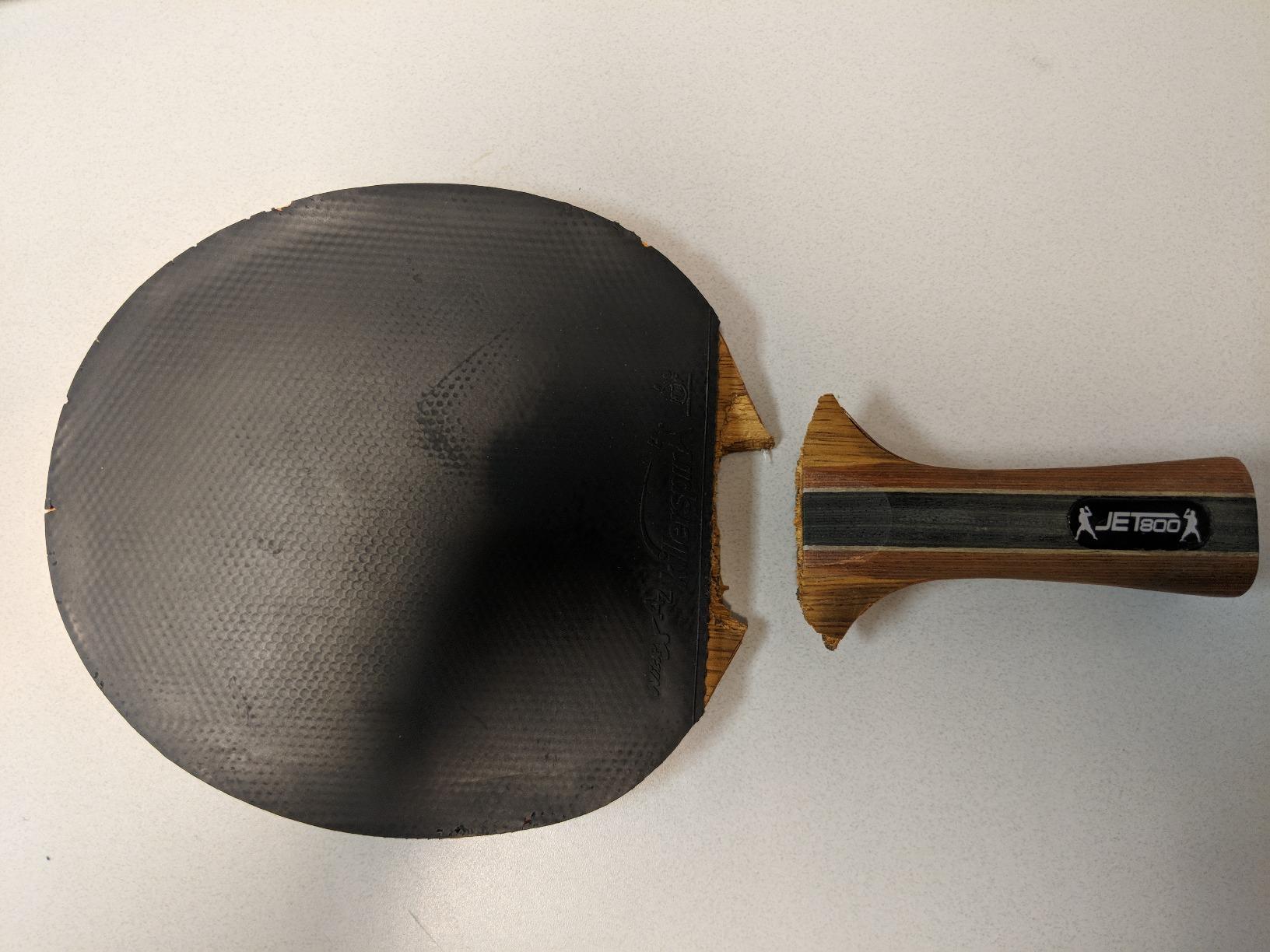 Killerspin Jet 800 Speed N2 - A Professional Grade Ping Pong Paddle - Competition Grade, Advanced Players, Red/Black customer photo 2