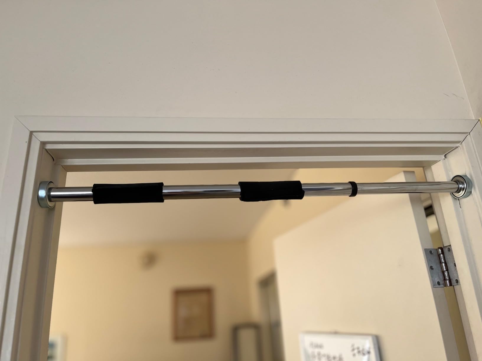 JFIT Deluxe Multi Exercise Doorway Pull-Up Bar with Comfort Grips, 40-Inch customer photo 2