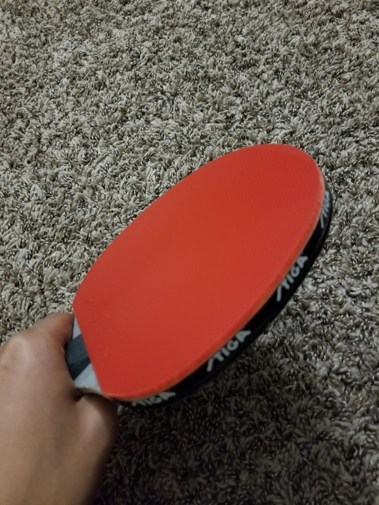 STIGA Pro Carbon + Raptor Performance-Level Table Tennis Rackets with Carbon Technology for Tournament Play - 7-ply Blade with Flared Handles - 2mm Sponge for Enhanced Control and Speed customer photo 1