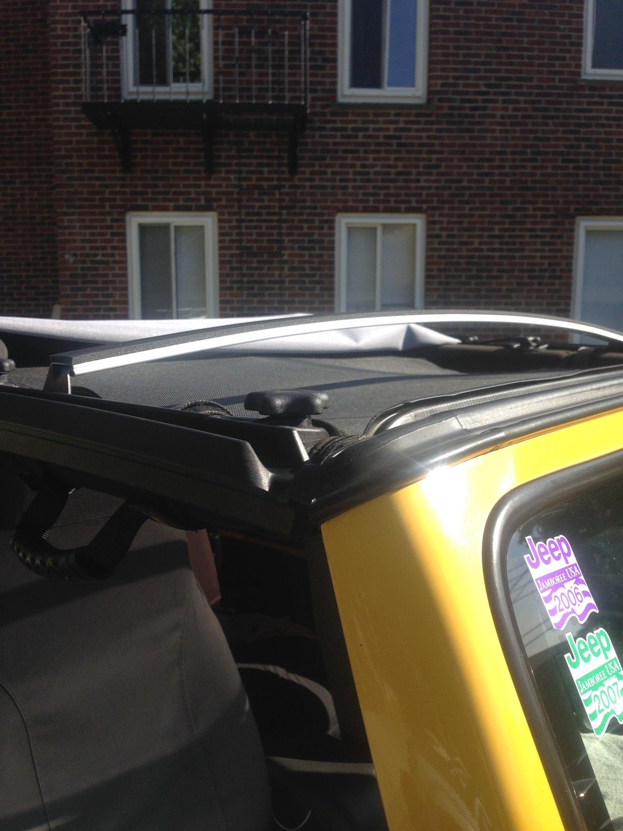 Bestop Trektop Black Twill 5692017 for Jeep Wrangler TJ 2-Door 1997-2006 customer photo 1