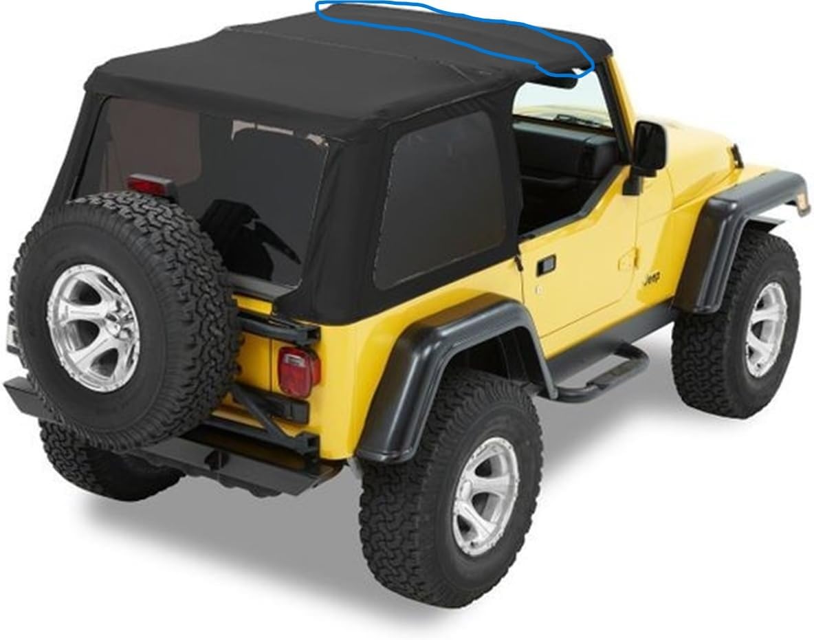Bestop Trektop Black Twill 5692017 for Jeep Wrangler TJ 2-Door 1997-2006 customer photo 2
