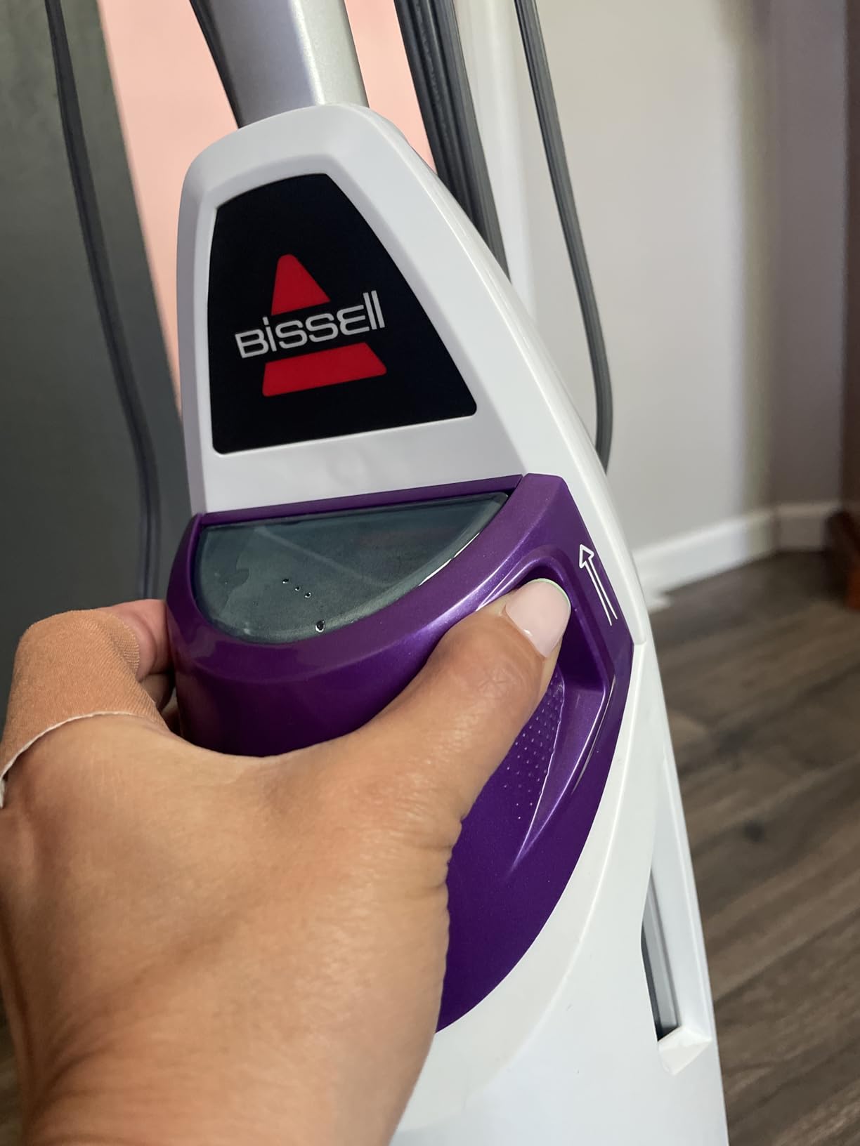 BISSELL PowerFresh Pet Steam Mop 19404 Hard Floor Steamer with Odor‑Eliminating Scent Discs, Easy Scrubber for Tough Messes, 2 Steam Levels, Sanitizes customer photo 1