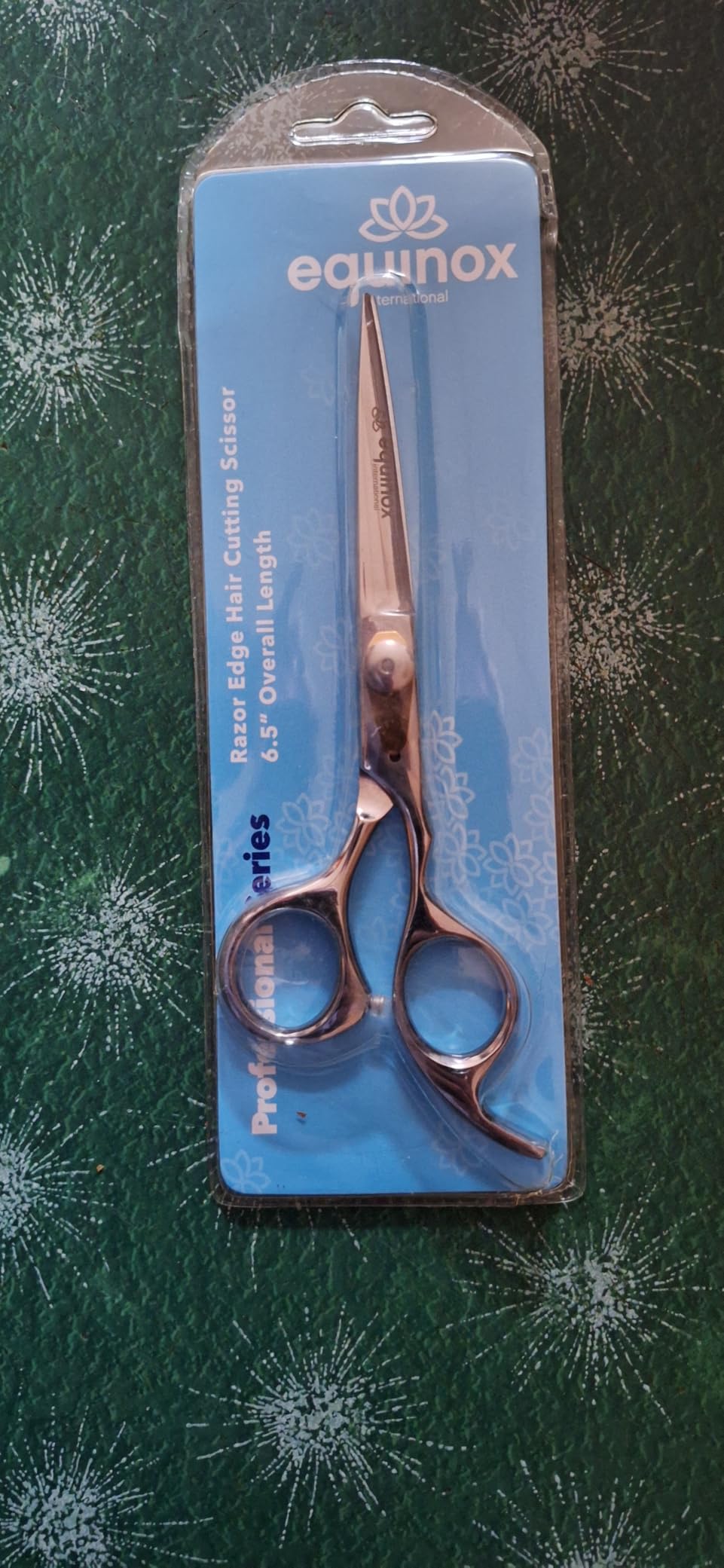 Equinox Professional Razor Edge Series Barber Hair Cutting Scissors - Japanese Stainless Steel Salon Scissors - 6.5” Overall Length - Fine Adjustment Tension Screw - Premium Shears for Hair Cutting customer photo 2