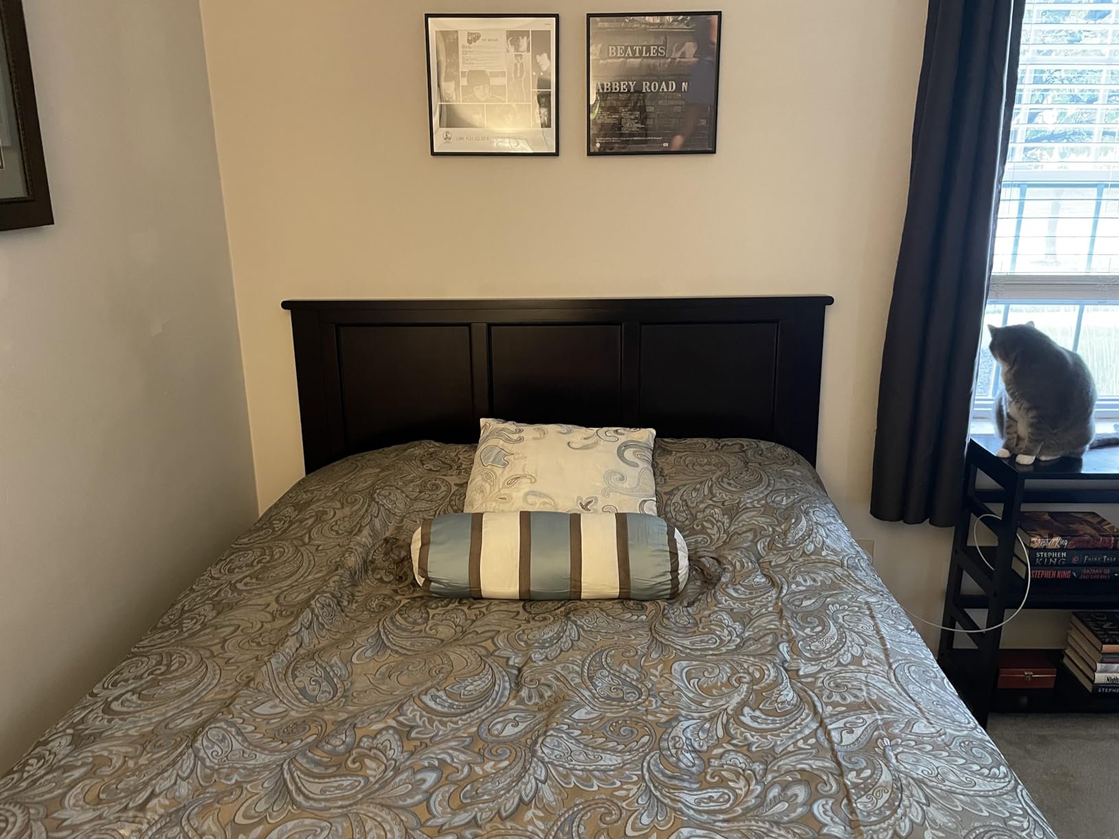 AFI, Madison King Solid Wood Panel Headboard, Walnut customer photo 1