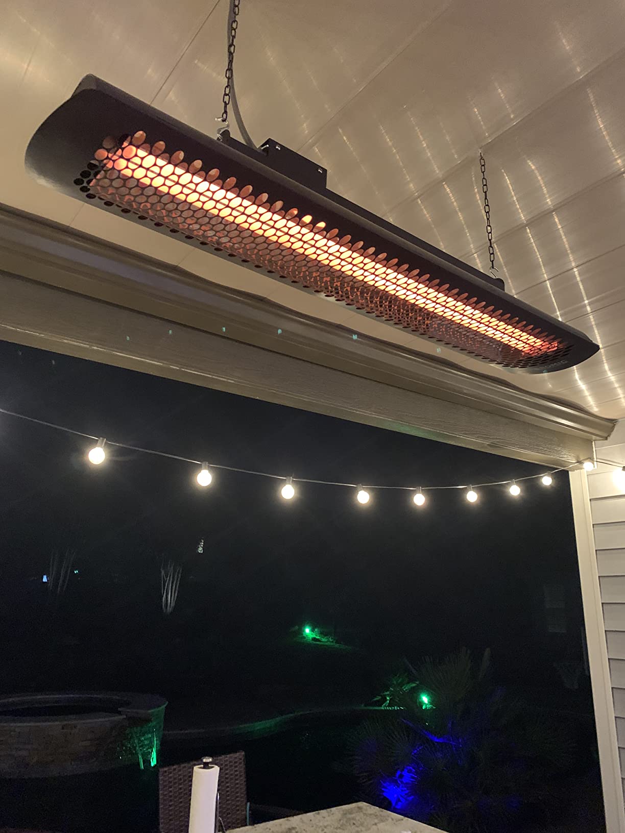 Bromic Tungsten Smart Heat 6000W Electric Patio Heater – Dual Element Infrared, 220V-240V, Black Finish – BH0420033 customer photo 1
