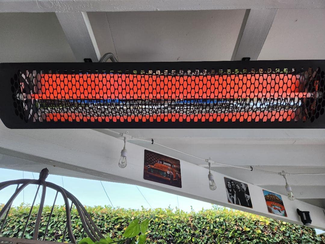 Bromic Tungsten Smart Heat 6000W Electric Patio Heater – Dual Element Infrared, 220V-240V, Black Finish – BH0420033 customer photo 2