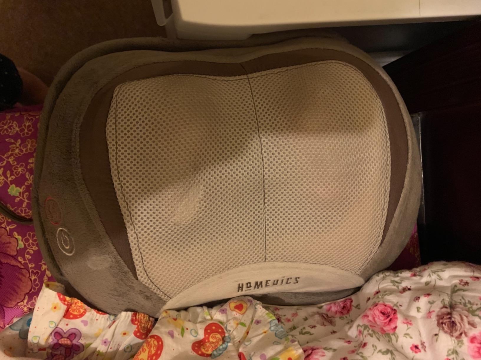 Homedics Shiatsu Back Massager with Heat, 3D Deep Tissue Massage Pillow customer photo 2