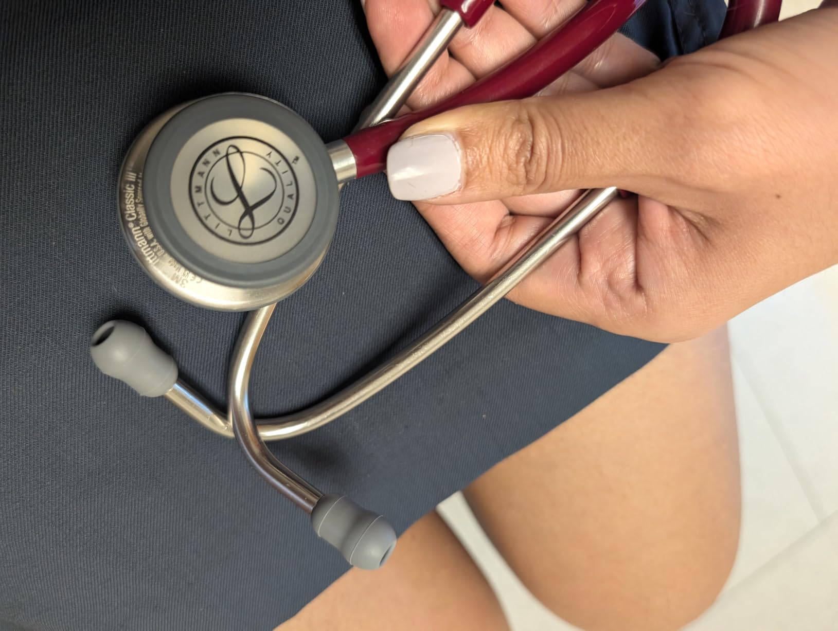 3M Littmann Classic III Monitoring Stethoscope, 5620, More Than 2X as Loud, Weighs Less, Stainless Steel Chestpiece, 27