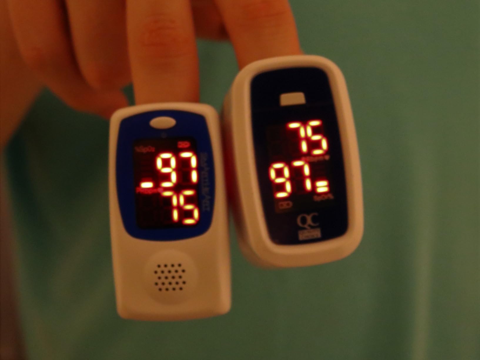 SmartHeart Talking Fingertip Pulse Oximeter customer photo 1