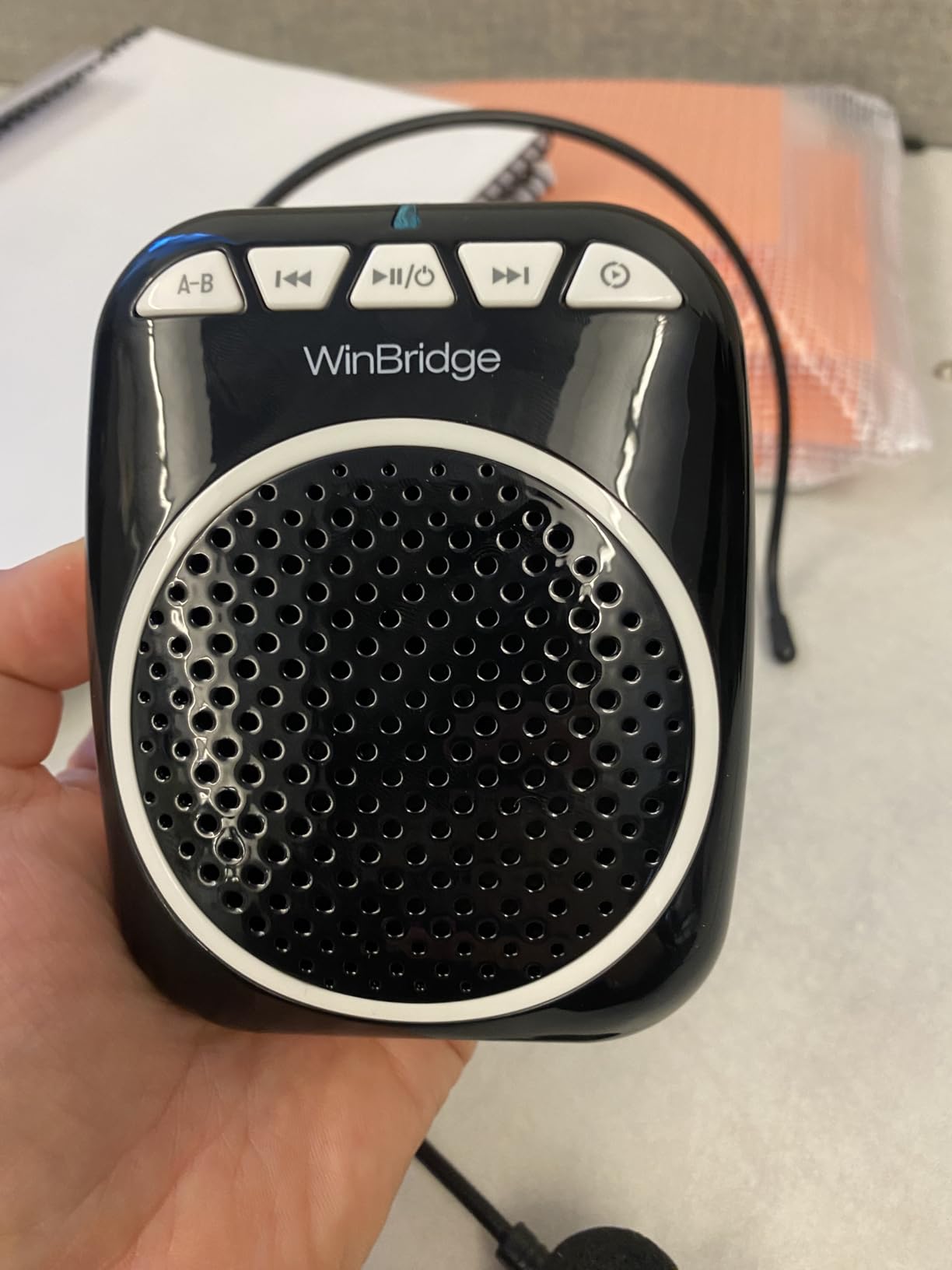 WinBridge Voice Amplifier with Wired Headset Microphone for Teachers WB001 customer photo 1