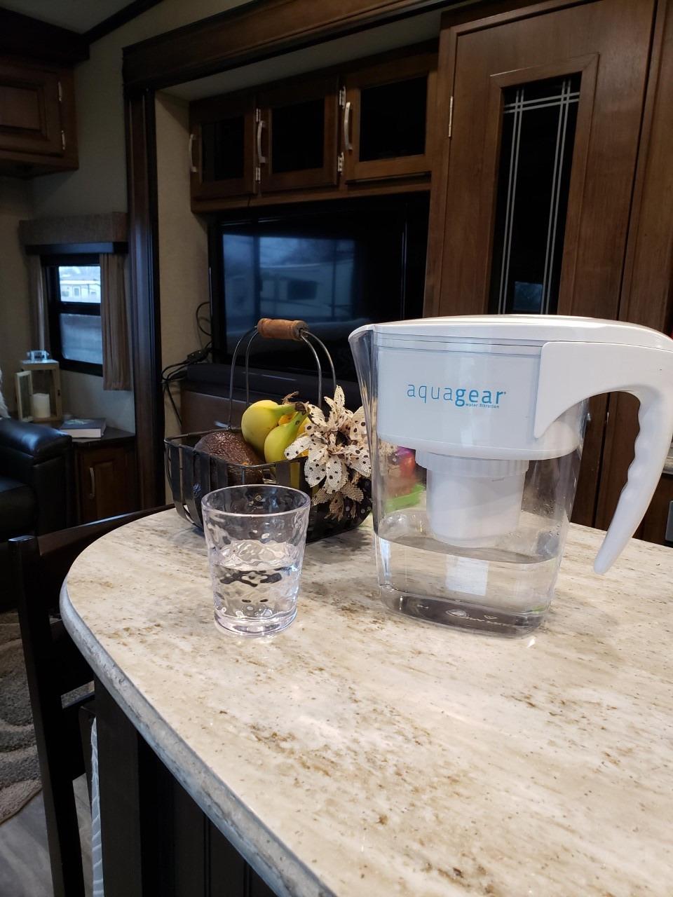 Aquagear Water Filter Pitcher – Lead, Chlorine, PFOA/PFOS, Microplastics Filter, 10 Cup, 120 Gallon Filter Life - Filter Media Made in USA customer photo 1