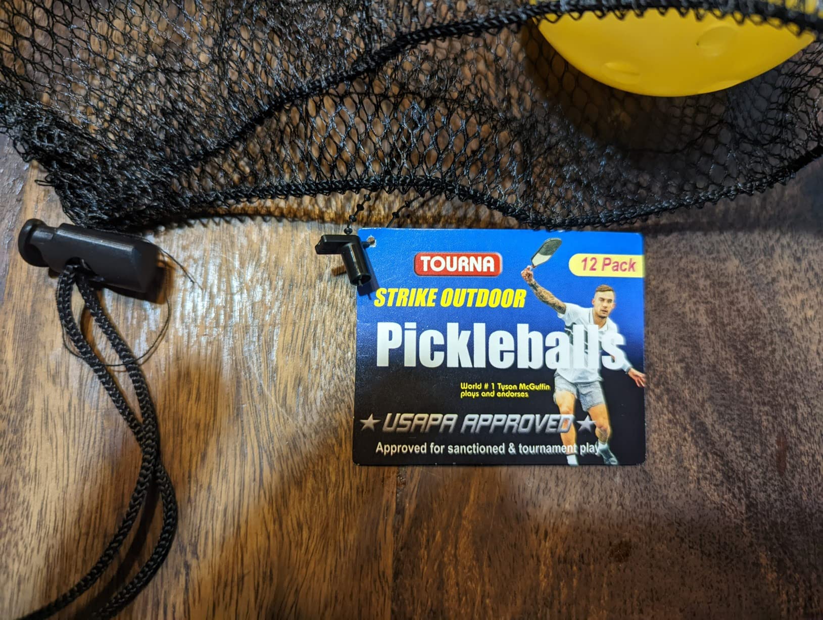 Tourna Strike Outdoor Pickleballs (12 Pack) - USAPA Approved, Optic Yellow (PIKL-12-OY-O) customer photo 1