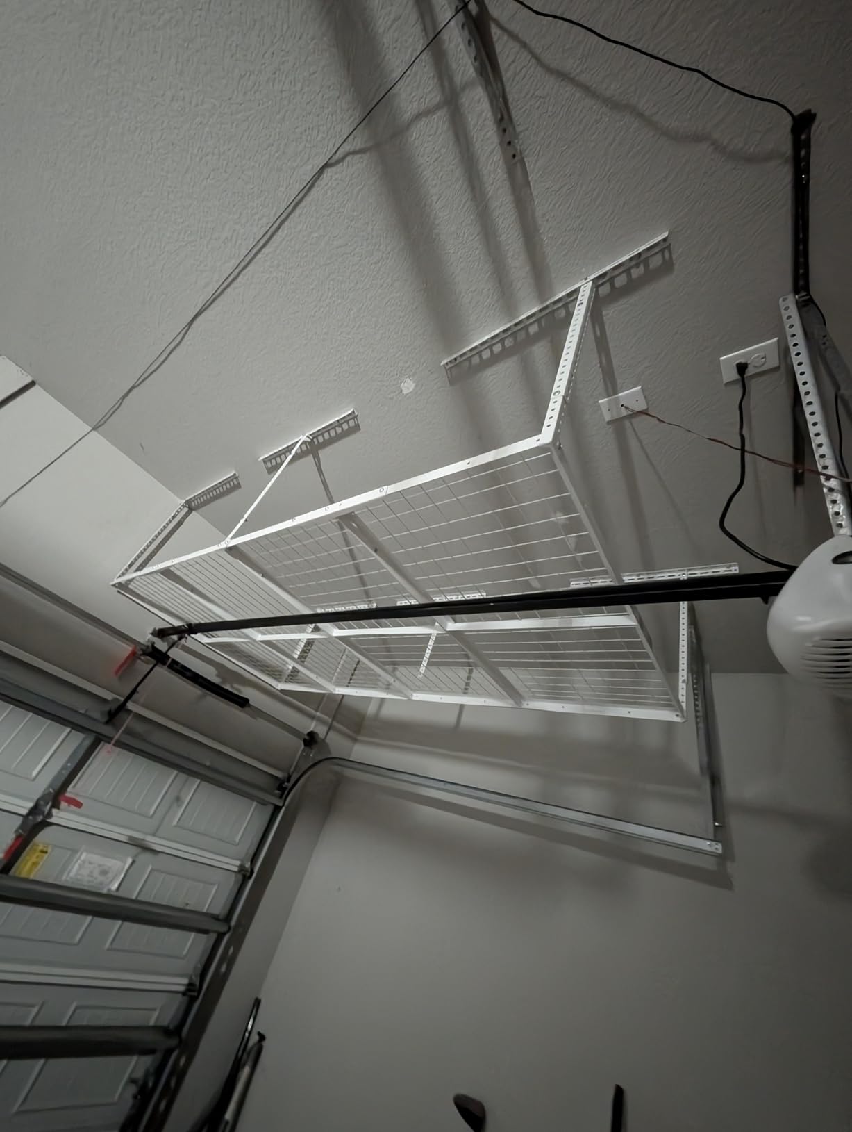 FLEXIMOUNTS 4x8 Overhead Garage Ceiling Storage Rack Organization, Black customer photo 1