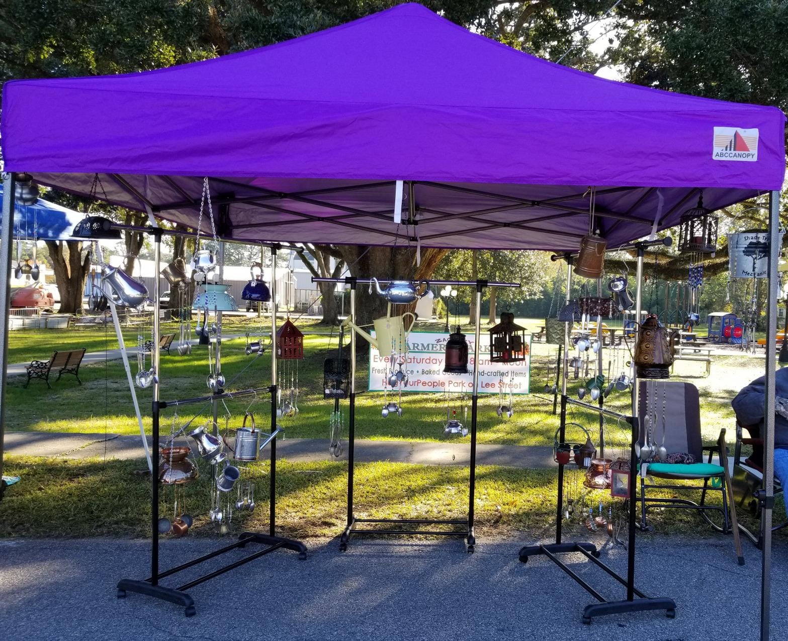 ABCCANOPY Patio Pop Up Canopy Tent 10x10 Commercial-Series (Black) customer photo 2