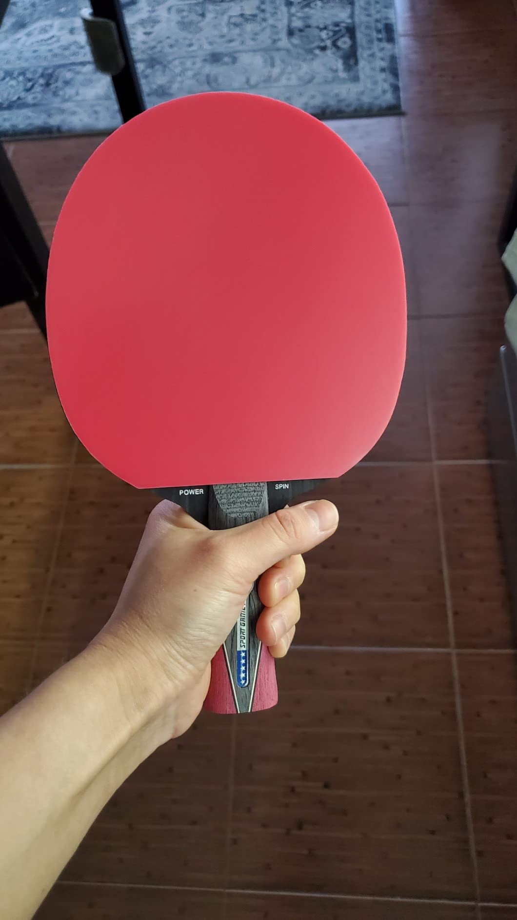 Ping Pong Paddle with Killer Spin + Case for Free - Professional Table Tennis Racket for Beginner and Advanced Players - Improve Your Ping Pong Skills with JT Ping Pong Paddle Set customer photo 2