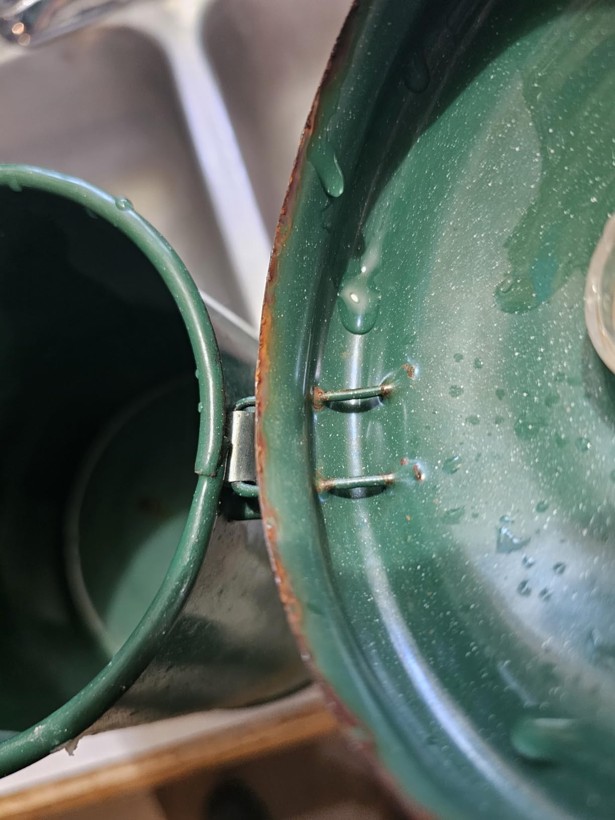 GSI Outdoors Percolator Coffee Pot | Enamelware Campfire Coffee Boiler Kettle for Outdoor Camping Cookware, Cabin, RV, Kitchen, Hunting & Backpacking customer photo 1