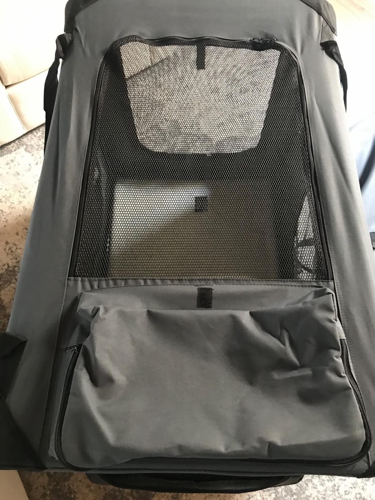 EliteField 3-Door Soft Dog Crate with Bed & Carrying Bag (2-Year Warranty) customer photo 2