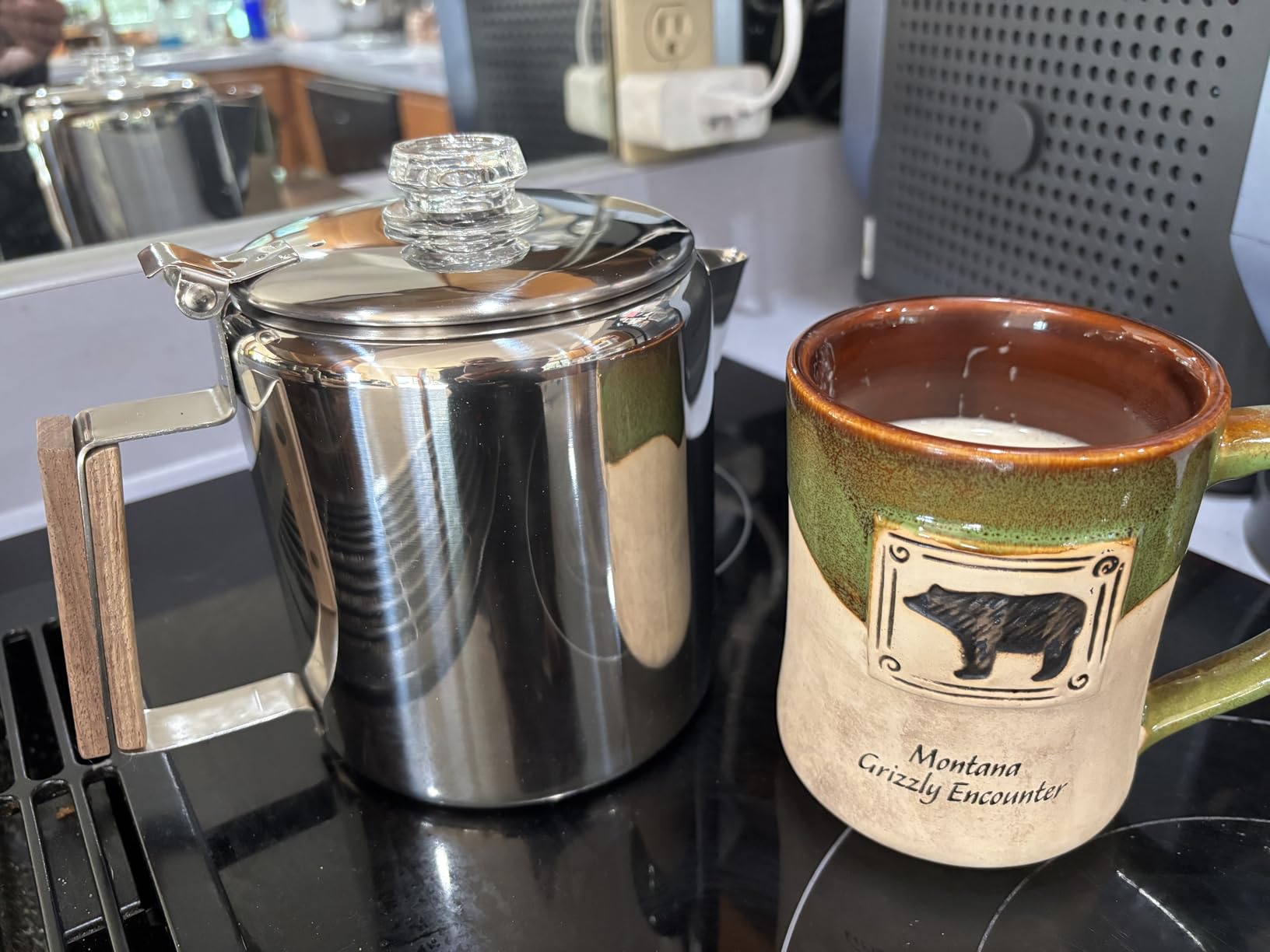 COLETTI Bozeman Percolator Coffee Pot — NO Aluminum or Plastic [9 cup] customer photo 2