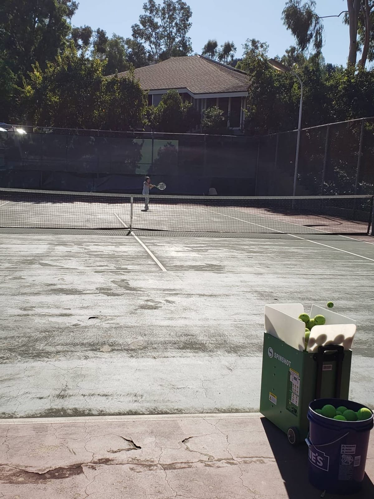 Spinshot Plus-2 Tennis Ball Machine (Plus2 Model =Plus Model + Player Model) customer photo 1